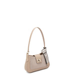 Borsa a Spalla in 100% Pu Vegan Leather Marrone Chiaro