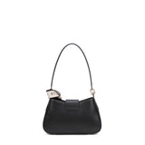 Borsa a Spalla in 100% Pu Vegan Leather Nero