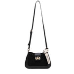 Borsa a Spalla in 100% Pu Vegan Leather Nero