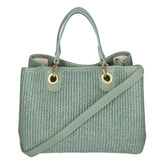 Borsa a mano da donna Paglia & Pelle MYB-05167-SS-331+D96 MENTA My Best Bag
