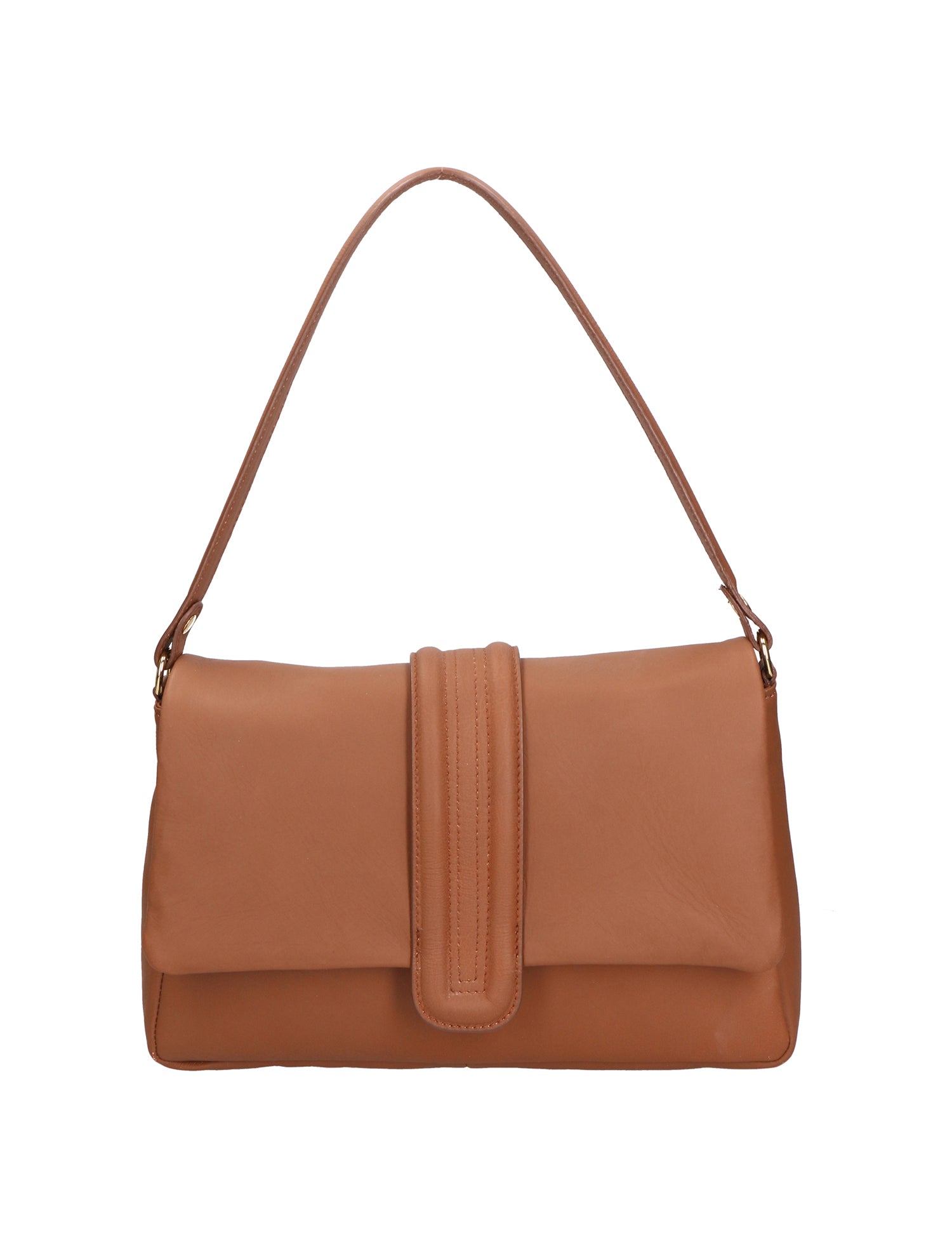 Jasmine Borsa a spalla da donna Vera pelle 06496-S17 CUOIO SCURO Gave Lux