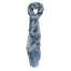 Sharon L1029-BLU Foulard unisex in cotone e seta Gave Lux