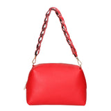 Livia Borsa a spalla da donna Vera pelle 06443-ROSSO FERRARI Gave Lux