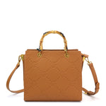 Borsa a mano da donna 100% pelle vegana PU GGB019CGN Gabriella G Firenze