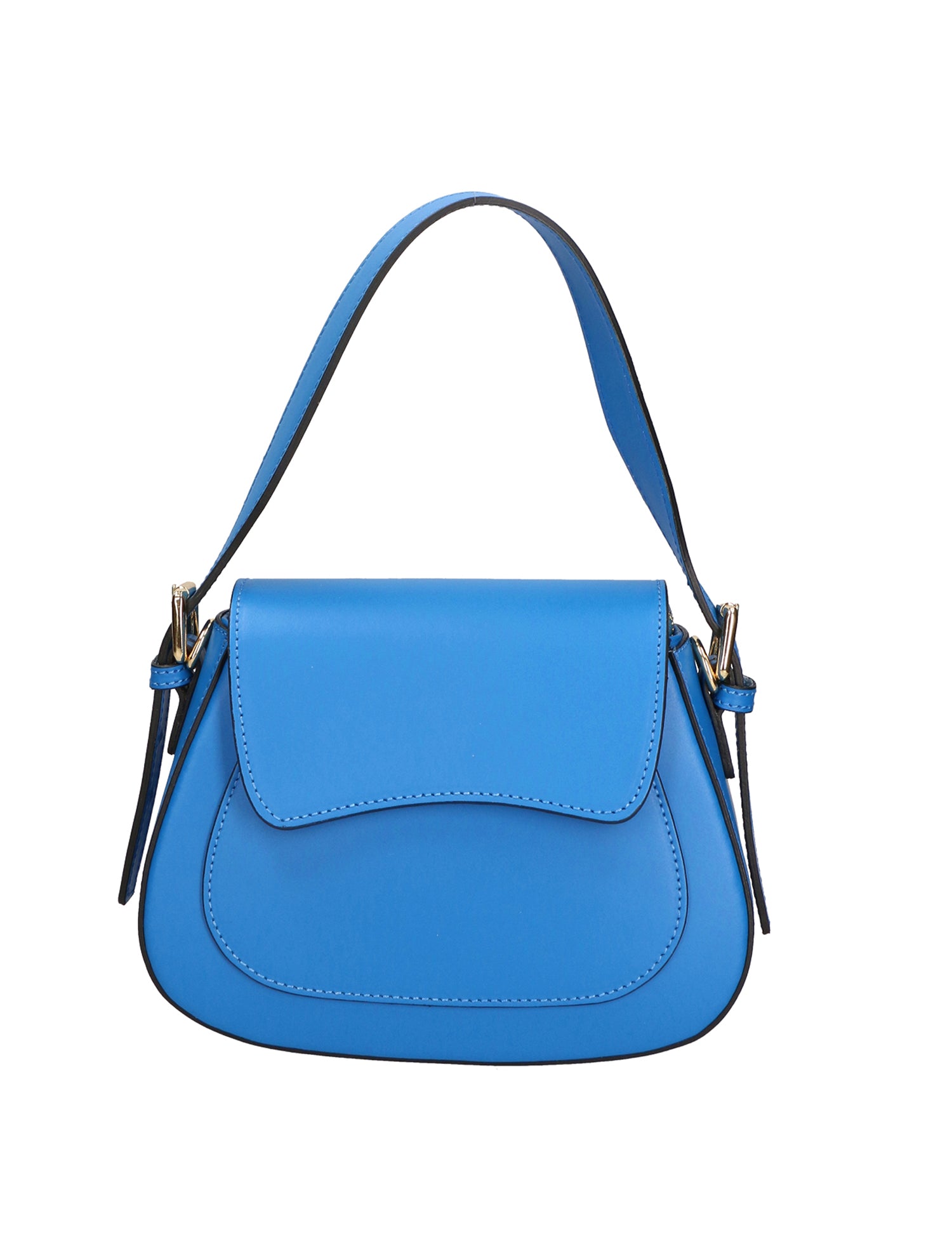 Giulia Borsa a spalla da donna Vera pelle 05958-L222 BLU ASTER Gave Lux