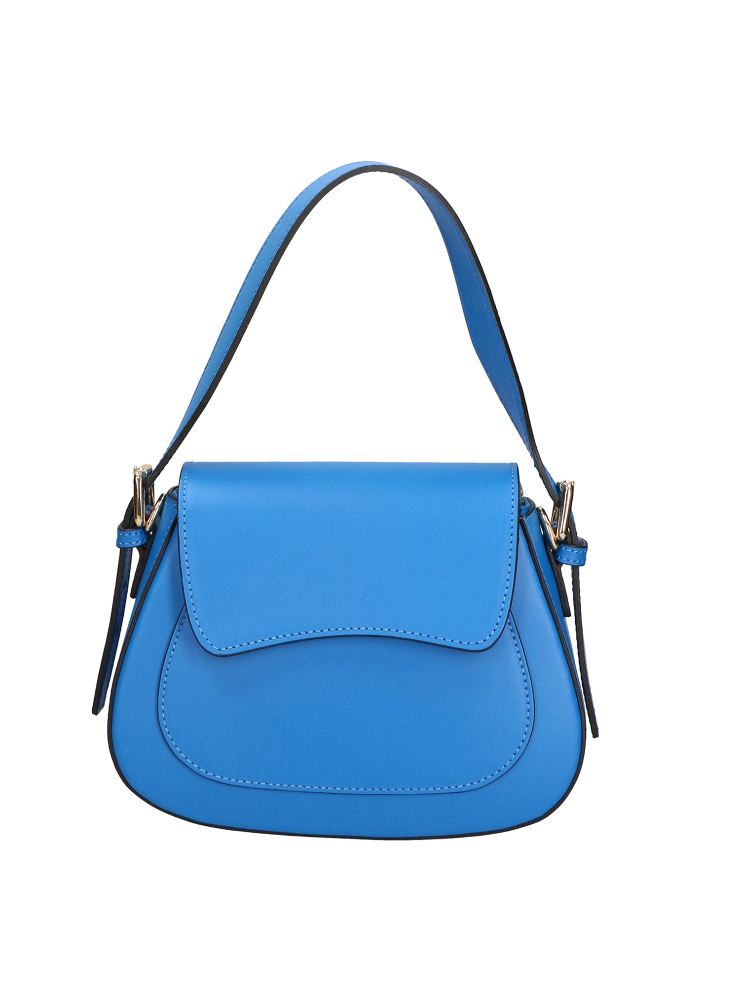Giulia Borsa a spalla da donna Vera pelle 05958-L222 BLU ASTER Gave Lux
