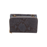 Pamela Borsa a tracolla da donna Vera pelle e stampa serpente 556055-CARTA ZUCCHERO Gave Lux