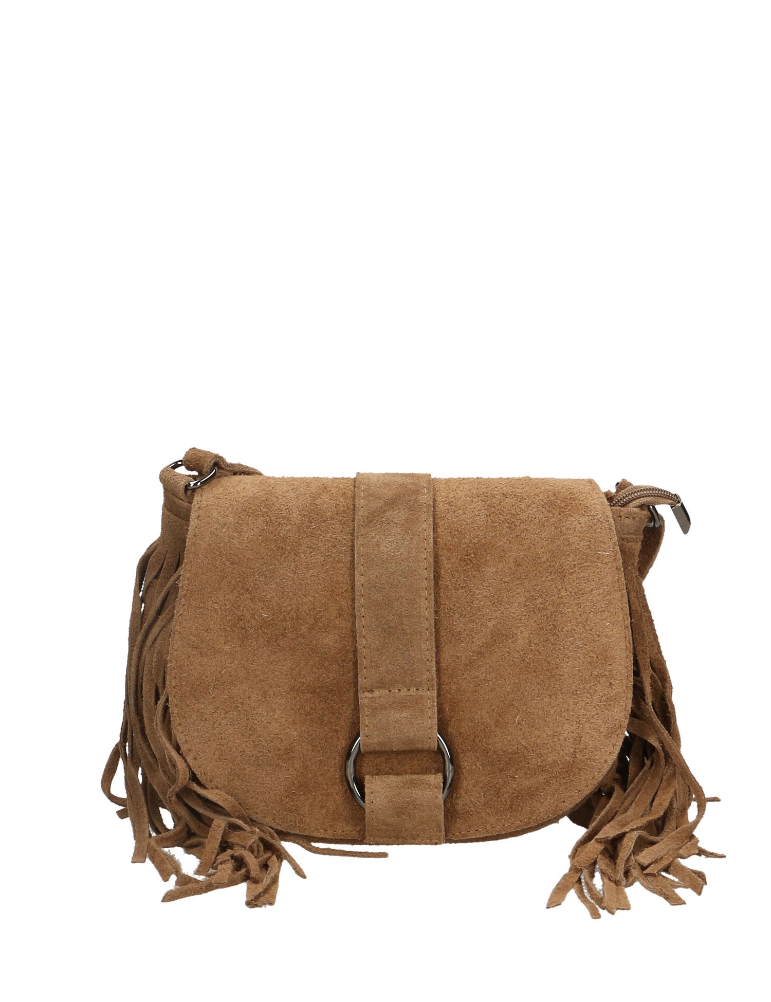 Iolanthe Borsa a tracolla da donna Vera pelle 1421-FANGO Gave Lux