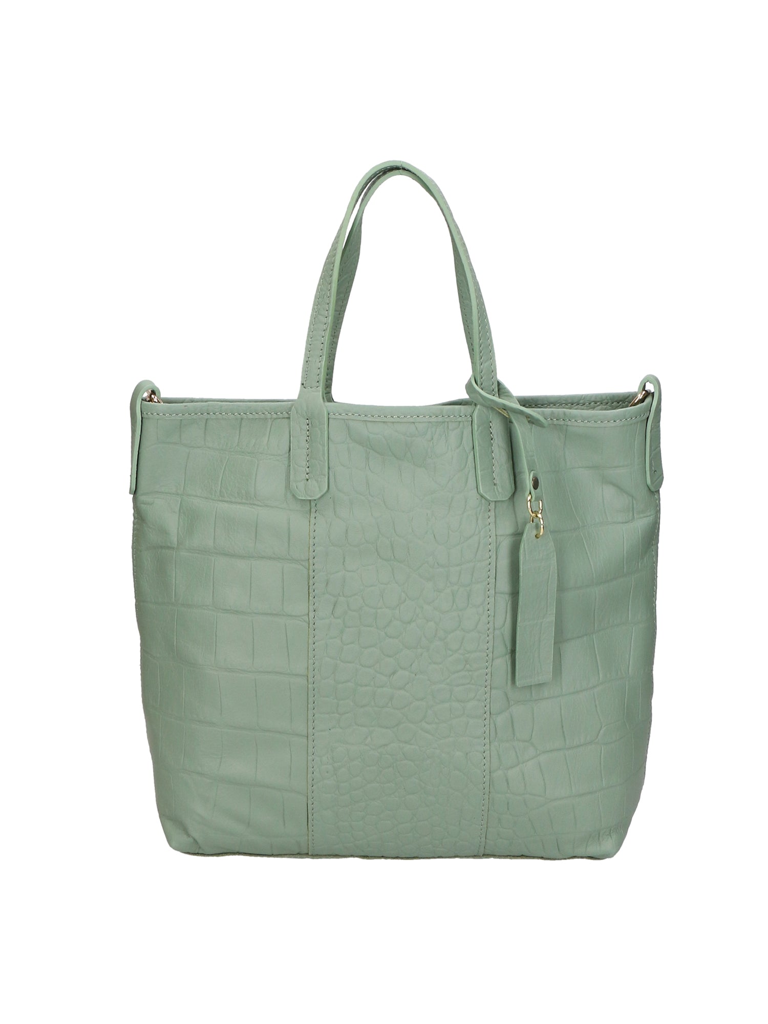 Borsa a mano da donna Vera pelle MYB-7044-SS-S96 MENTA My Best Bag