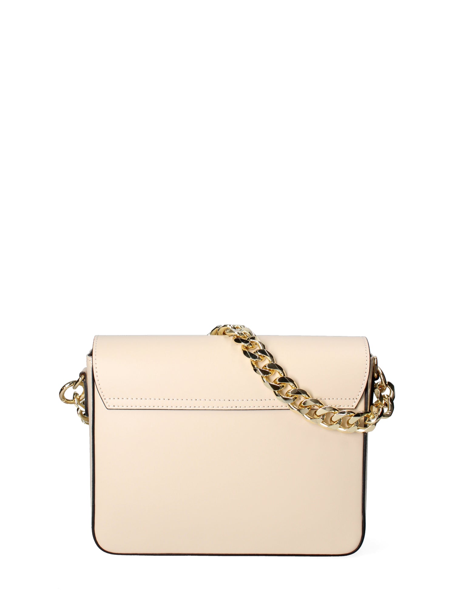 Borsa a tracolla da donna Vera pelle ruga JR-W-1126RU-BONE-GOLD John Richmond