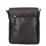 Borsa a tracolla unisex vera pelle Made in Italy SN5863547-BLACK Santini Firenze