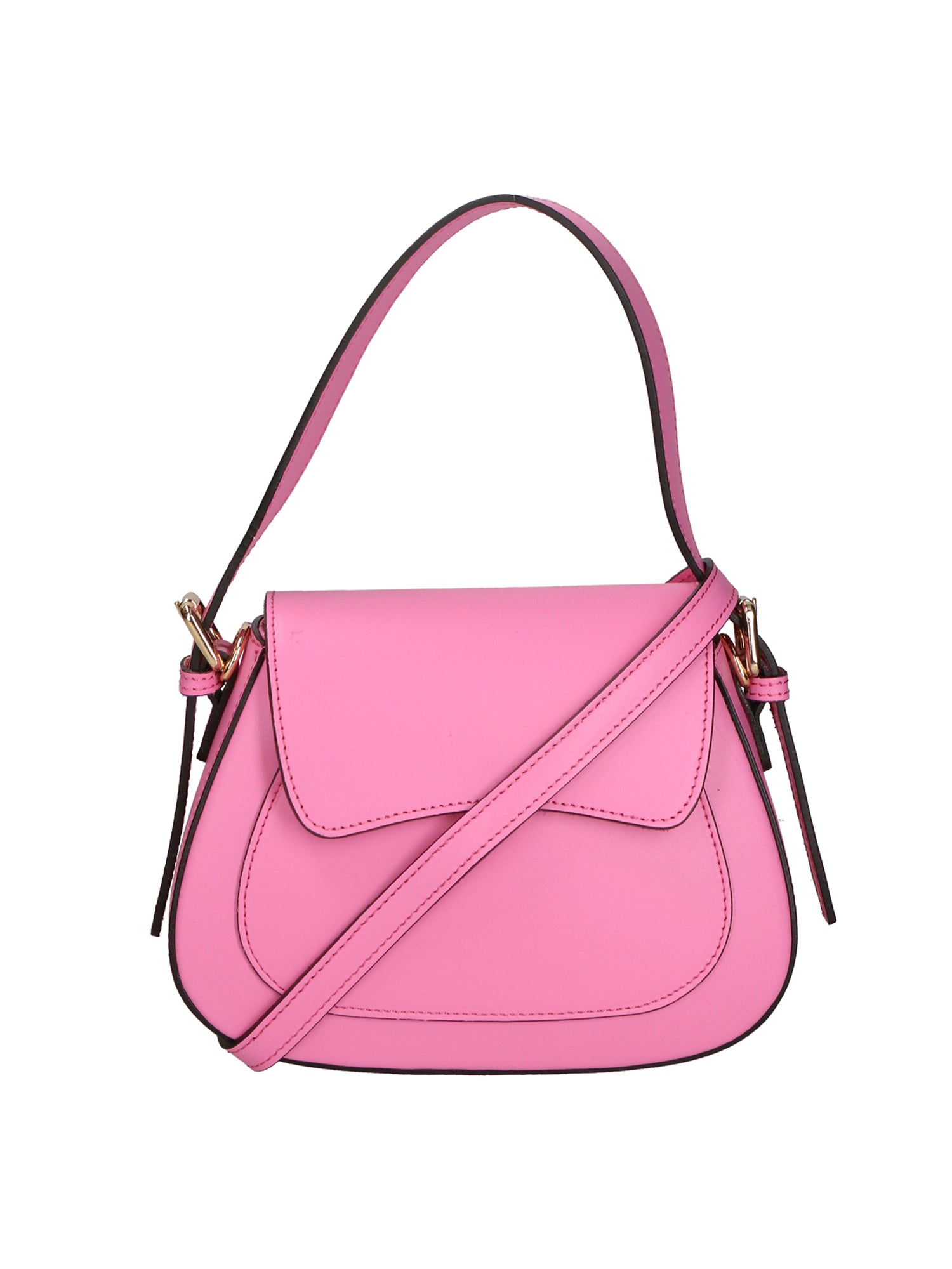Giulia Borsa a spalla da donna Vera pelle 05958-L213 PINK Gave Lux