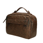 Vera Pelle 6542-CUOIO COGNAC Borsa a mano unisex Modello Avelon Gave Lux
