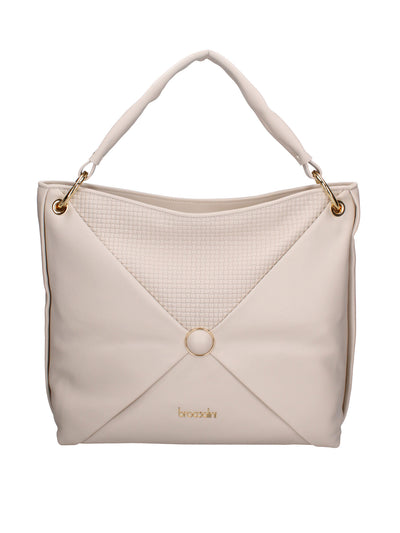 Aeliana Chic Borsa a spalla da donna 100% pelle B17204-BEIGE