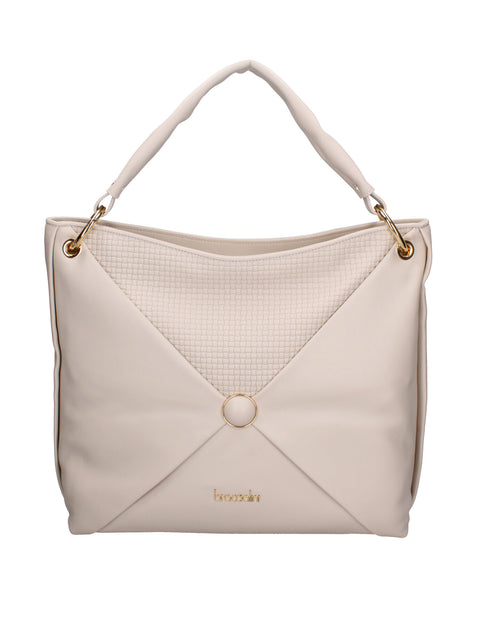 Aeliana Chic Borsa a spalla da donna 100% pelle B17204-BEIGE