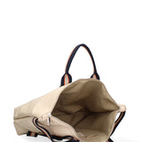 Convertible Handbag Into Backpack For Women In Genuine Leather Made in Italy 43x38x12 cm