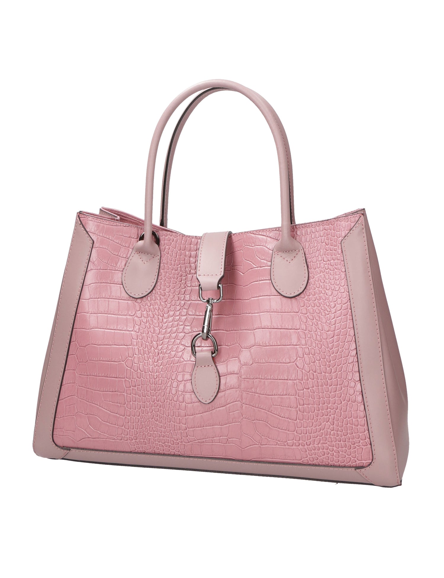 Aurora Borsa a mano da donna Vera pelle croco 05698- C73 ROSA ANTICO Gave Lux