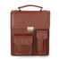 Tancredi Borsa da lavoro unisex in pelle Vera pelle 7013-MARRONE BROWN Gave Lux