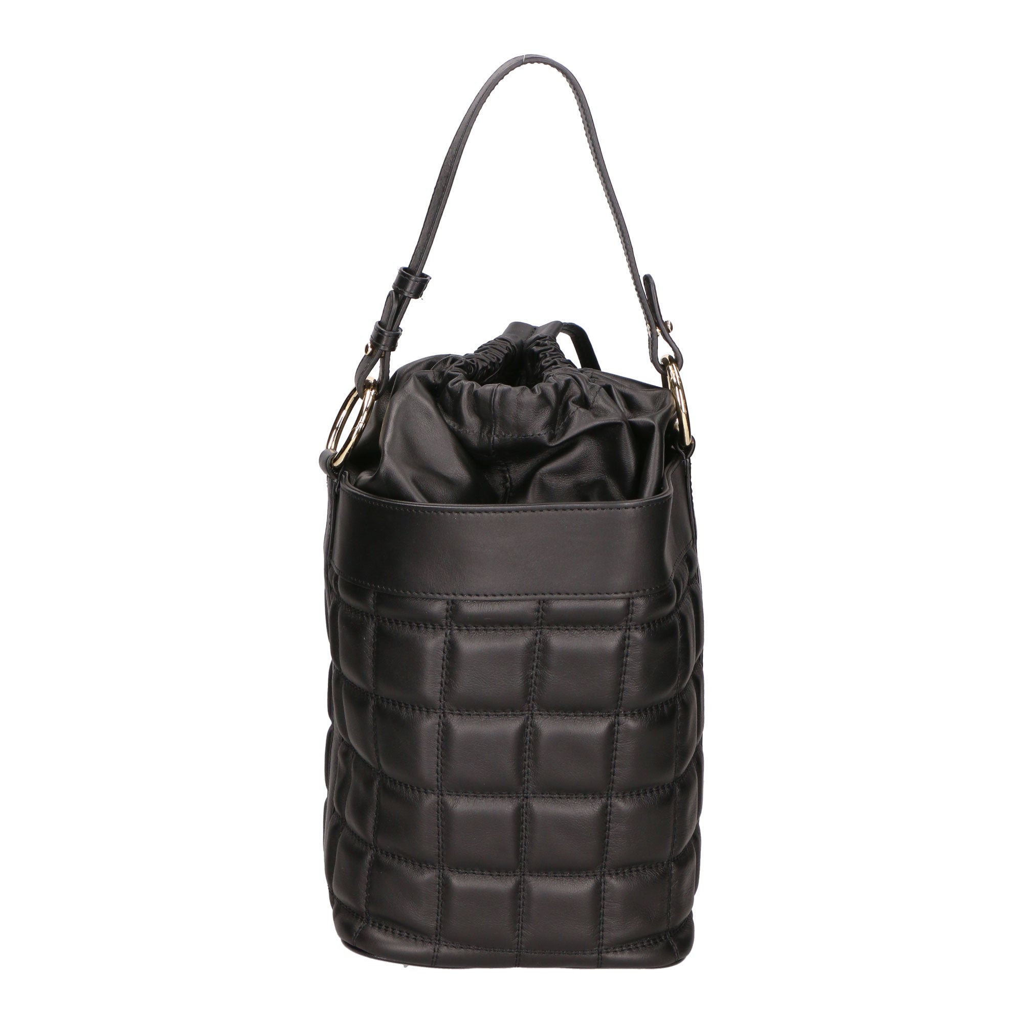 Borsa a mano da donna Vera pelle MYB-6009-FW-28 NERO My Best Bag