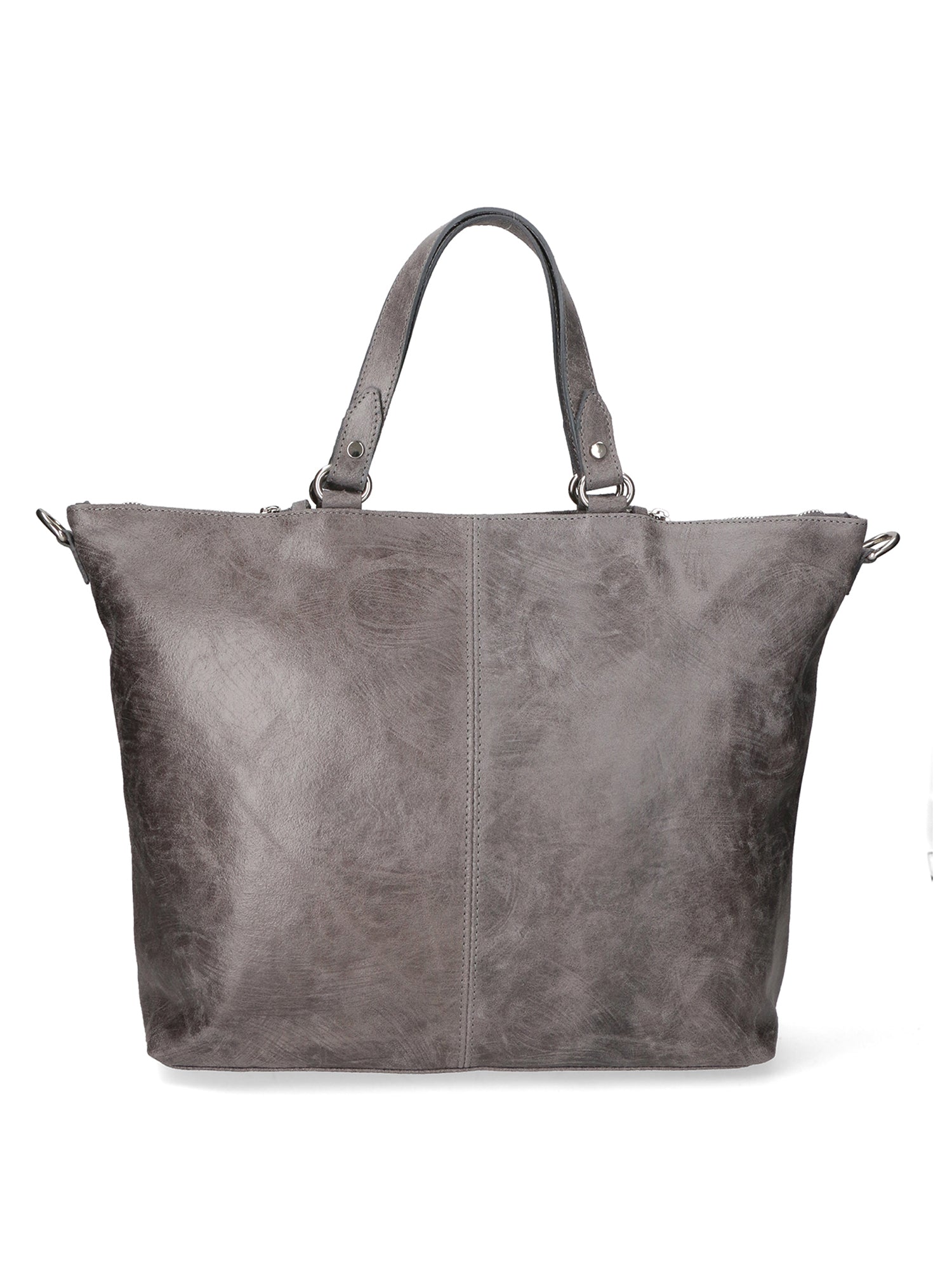 Elisamaria Borsa a spalla da donna Vera pelle 80055-GRIGIO Gave Lux