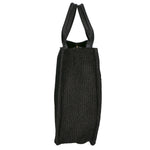 Borsa a mano da donna Misto pelle e tessuto MYB-05117-SS-12+S28 NERO My Best Bag