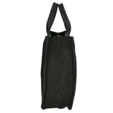 Borsa a mano da donna Misto pelle e tessuto MYB-05117-SS-12+S28 NERO My Best Bag