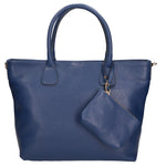 Sylvie Borsa a mano da donna 100% pelle 06520-D24 BLU JEANS Gave Lux