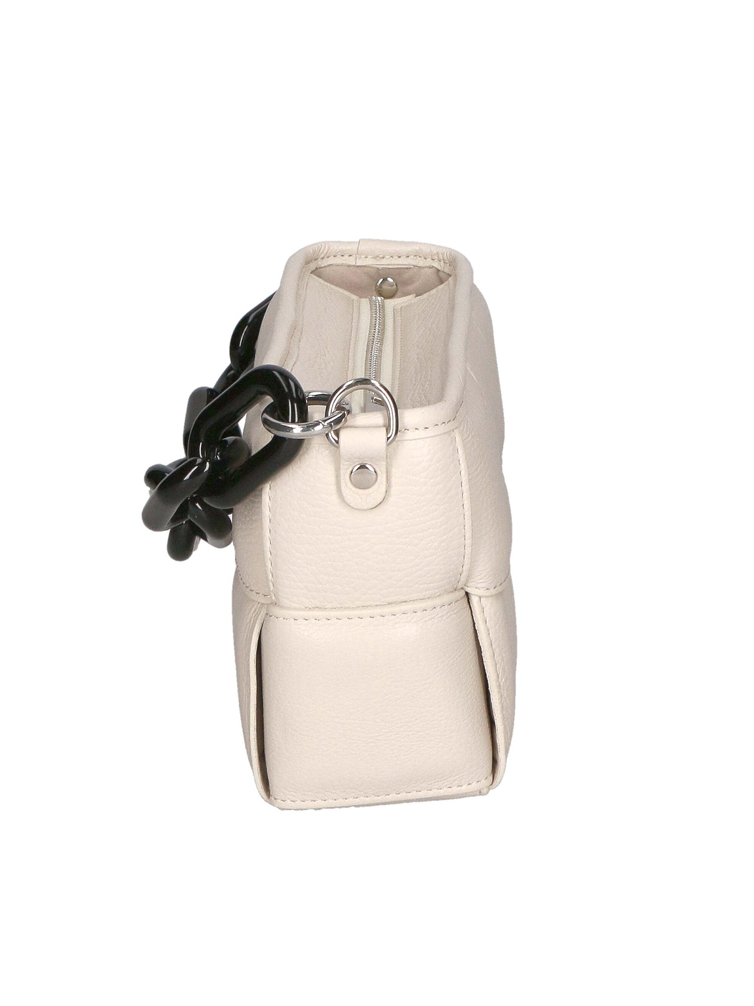 Aida Borsa a mano da donna Vera pelle 04722-D37 LATTE MILK Gave Lux