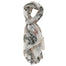 Tea L2031-TAUPE Foulard unisex in cotone e seta Gave Lux