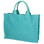 Borsa a mano da donna Misto pelle e tessuto MYB-05117-SS-179+S31 TIFFANY My Best Bag