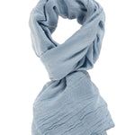 Thea L2035-BLU JEANS Foulard unisex Cotone e Seta Gave Lux