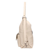 Kesha Borsa a spalla da donna Vera pelle 3301-BEIGE Gave Lux