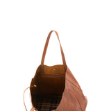 Borsa a mano unisex vera pelle Made in Italy 4611-MIELE Alessia Firenze
