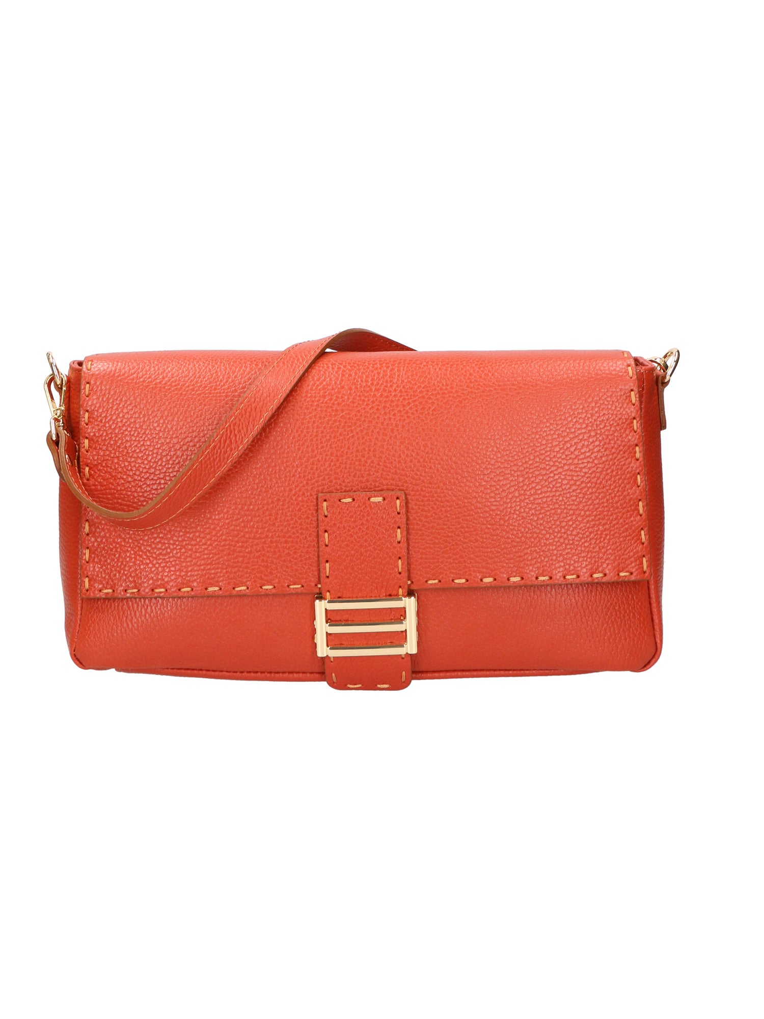 Walda Borsa a spalla da donna Vera pelle 06868-D61 MATTONE Gave Lux