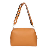 Livia Borsa a spalla da donna Vera pelle 06443-CUOIO COGNAC Gave Lux