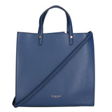 Borsa a mano da donna 100% pelle artigianale MYB-6015-FW-P 634 BLUJEANS My Best Bag