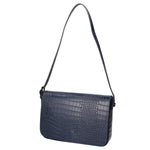 Azzurra Borsa a spalla da donna Vera pelle croco 05699-C26 BLU SCURO Gave Lux