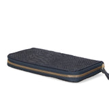 Carmela Portafoglio donna vera pelle Zip 10033-BLU Gave Lux