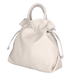 Giada Borsa a mano da donna 100% pelle 05837-D86 GRIGIO PERLA Gave Lux