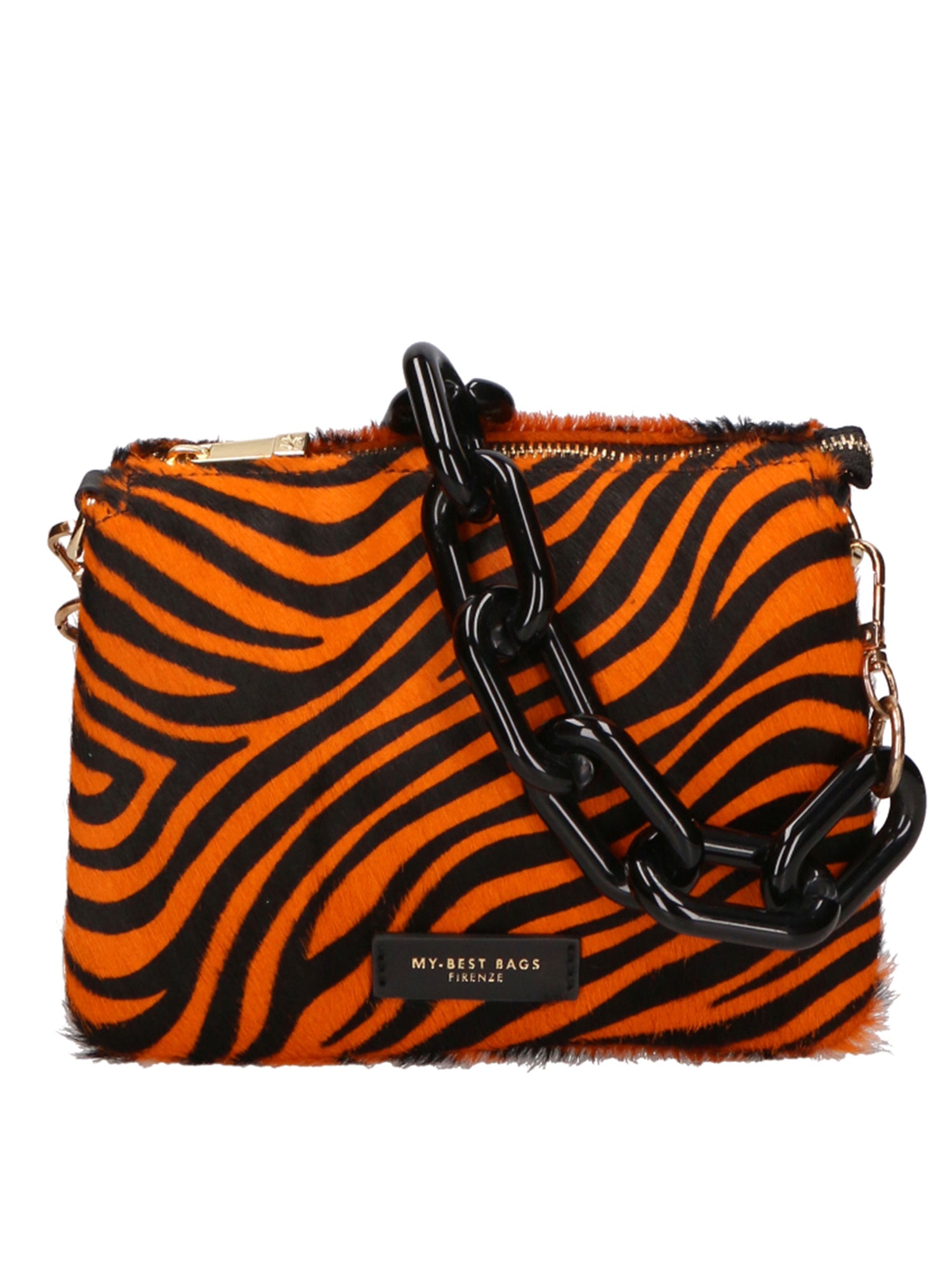 Borsa a spalla da donna Vera pelle di cavallino MYB-8021-FW-VERMIGLIO My Best Bag