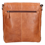Borsa a tracolla unisex vera pelle 100% pelle SN5861547-TAN Santini Firenze