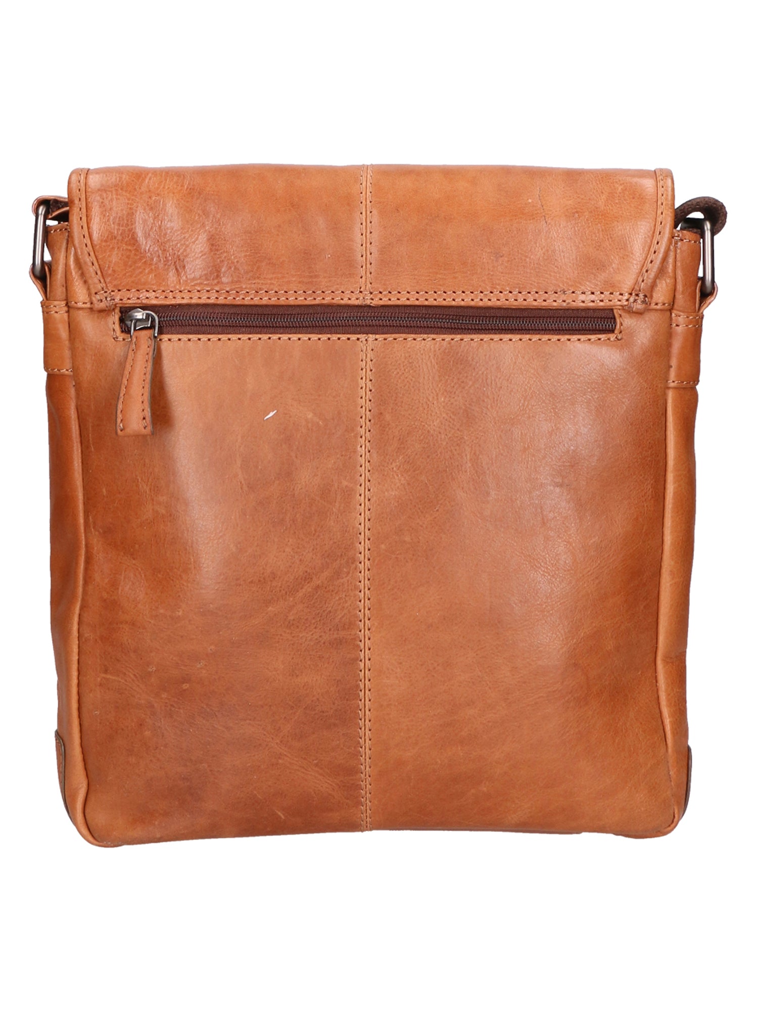 Borsa a tracolla unisex vera pelle 100% pelle SN5861547-TAN Santini Firenze