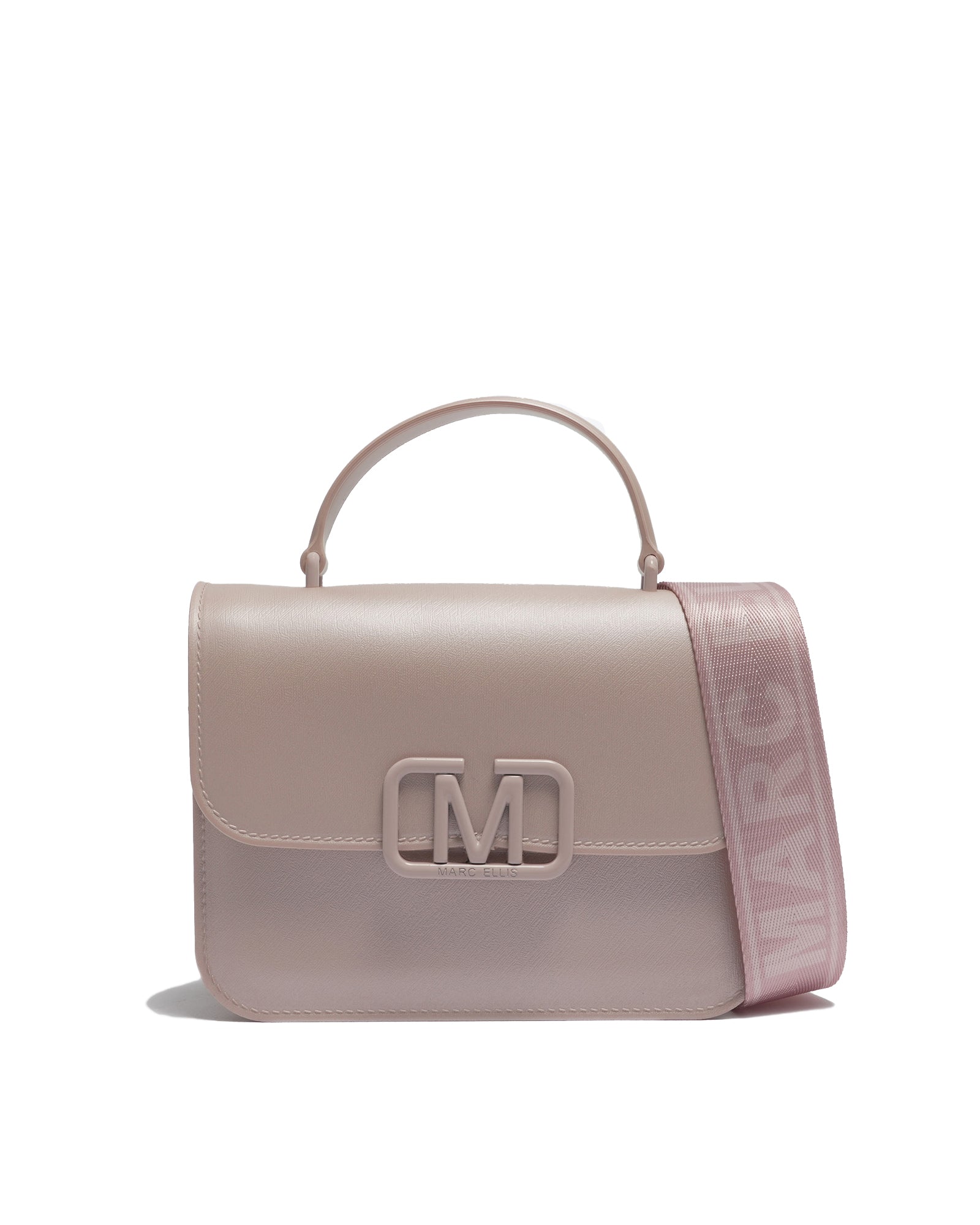 Borsa a mano da donna 100% Pvc FLAT EAR-NUDE Marc Ellis