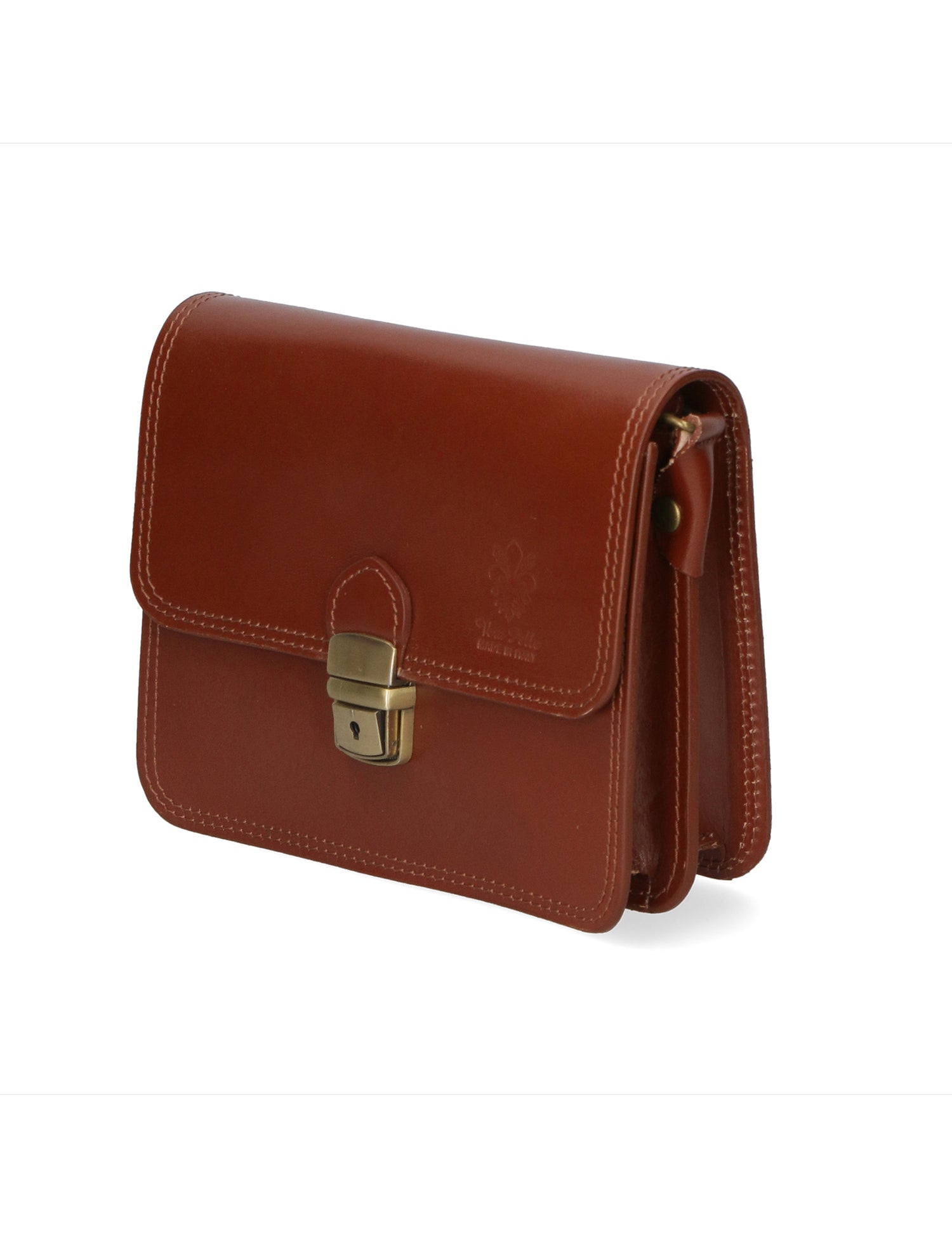 Bibiana Borsa a tracolla da donna Vera pelle 10018 1107-MARRONE Gave Lux