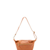 Borsa a spalla unisex in vera pelle 100% cotone 4603-MIELE Alessia Firenze