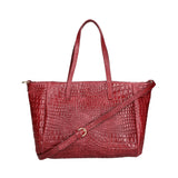 Lorella Borsa a spalla da donna Vera pelle croco 06499-037 BORDO Gave Lux