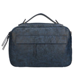 Vera Pelle 6542-BLU BLUE Borsa a mano unisex Modello Avelon Gave Lux