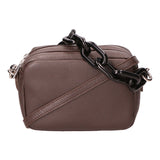 Barbara Borsa a spalla da donna Vera pelle 05706-D23 T.MORO DARK BROWN Gave Lux