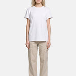 T-shirt in 84% Cotone 16% Elastan Bianco