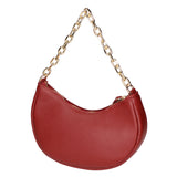 Loreta Borsa a spalla da donna Vera pelle 06511-D10 ROSSO SCURO Gave Lux
